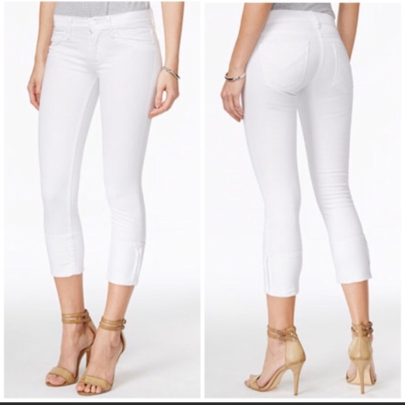 hudson white skinny jeans
